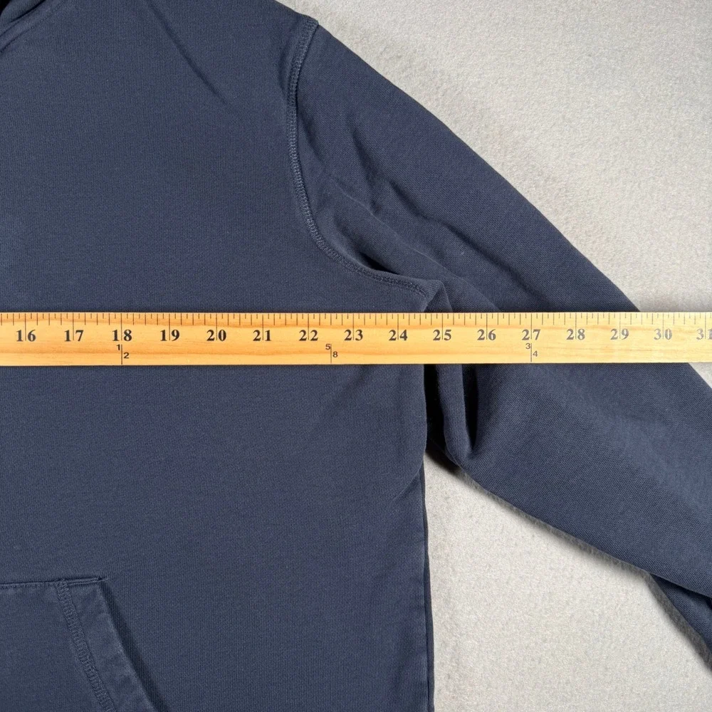 Pact Navy Blue 100% Organic Cotton Full Zip Hoodie XXL Sustainable Loungewear